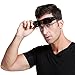 DUCO Wraparound Fit over Sunglasses for Men Women Polarized Wear Over UV Protection Sun Glasses 8954 (L Size Green Frame Grey Lens)