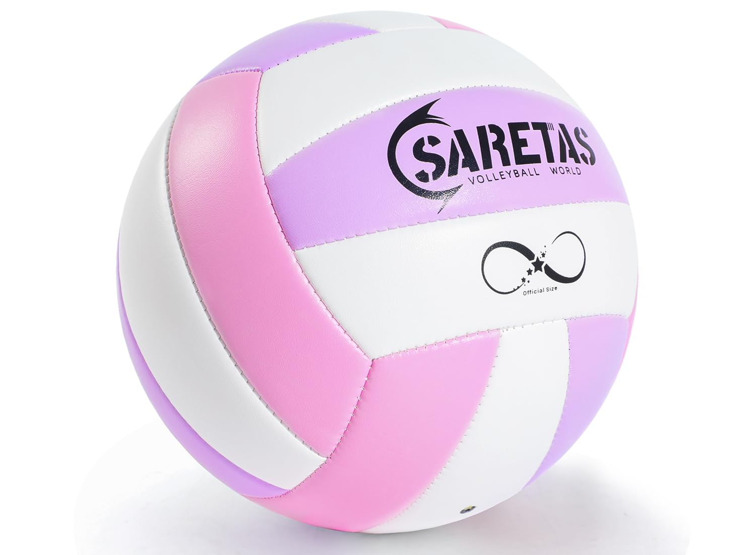 Beach/Water/Sand Volleyballs, Outdoor/Indoor Official Size, Soft Touch Volleyball for Beginners, Cute Volley Ball for Girls/Kids/Youth, Ideal Gifts with Pump for Backyard, Pool, Middle School