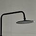 Votamuta Matte Black Shower System Shower Faucet Set 8 Inch Round Shower Head with Handheld Spray Shower Faucets Sets Complete Rough-in Valve and Trim Kit Included