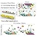 ElecMotive Ocean Wall Stickers for Under The Sea Theme Fish Coral Wall Mural Multicolored for Nursery Kids Room (Fish Coral)