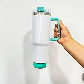 Zidech Speaker Tumbler Bluetooth-40 oz tumbler with handle and straw-Insulated Travel Mug - Music Coffee Cup (Mint Green)