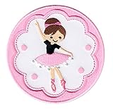 PatchMommy Iron On Patch, Ballerina - Appliques for Kids Children