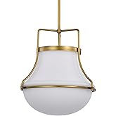 Nuvo Valdora - 1 Light Pendant in Traditional Style-14.88 Inches Tall and 14 Inches Wide-Natural Brass Finish -Traditional