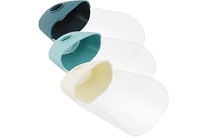 FENGWANGLI Faucet Extender for Toddlers - 3 Pcs Silicone Kids Sink Extender for Bathroom Spout Bathtub(Blue/White/Navy Blue)