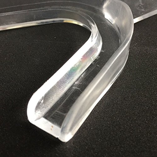 2 Pairs Thermoforming Dental Mouthguard Teeth Whitening Trays Tooth Whitener