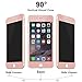 Mcoolbo iPhone 7 Plus Glass Privacy Anti-spy,4D Tempered Glass Screen Protector Screen Shield Guard for iPhone 7 Plus 5.5 inch (Rose Gold)