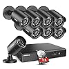 ANNKE 5MP Lite Security Camera System Outdoor 8 Channel H.265+ DVR and 8X1920TVL IP66 Weatherproof Home CCTV Cameras…