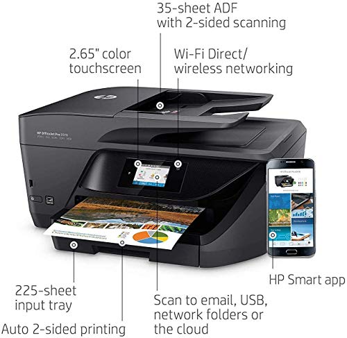 HP OfficeJet Pro 6978 All-in-One Wireless Printer, HP Instant Ink, Works With Alexa (T0F29A) on 