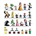 HXDZFX 32 PCS Super Mario Action Figures,Super Mario Bros Toys Figurines Peach Daisy Princess,Luigi,Yoshi,Mario Toys for Boys,Perfect Mario Cake Topper Decorations