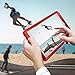YOUMAKER New iPad 9.7 Case 2018/2017, Heavy Duty Kickstand with Built-in Screen Protector Full-Body Shockproof Protective Case Cover for Apple iPad 9.7 inch 2017/2018 5th/6th Gen (Red/Red)