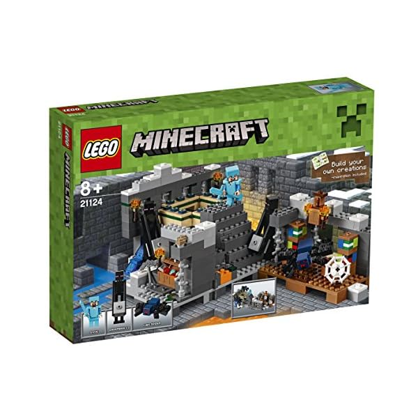 lego minecraft portal al end