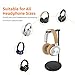 New Bee Headphone Stand/Holder Advanced Aluminum Gaming Headset Holder for All Headphone Sizes - Black