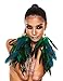 JW Fashmorous Blue Feather Earrings for Women Classy Green Feather Earrings for Women Feather Earrings Blue