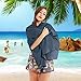Relefree Microfiber Towel (Pack of 2), Yoga and Fitness Towels are Quick-Drying, Super Absorbent, Compact, Suitable for Travel, Camping, Hiking, Backpacking (Navy Blue, 60x30 inches + 12x30)