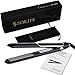 SUMLIFE Professional Ceramic Flat Iron 1 Inch Ionic Hair Straightener with Digital Adjustable Temperature Dual Voltage for Travel Black …