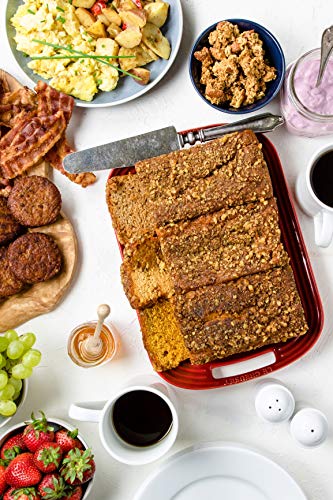 Classic Date Nut Bread, Full Flavor of Dates & Nuts, Crunchy Walnuts, Moist, Dense, Traditional Recipe in a 16 oz Loaf, Serves 8-10 - Certified Kosher - Thumbnail 3