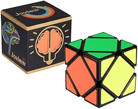 Joview Professional Skewb 3D Speed Puzzle Magic Cube Turns Quickly and Smoothly Brain Teasers for Adults or Kids (2.24x 2.24x2.24 in)
