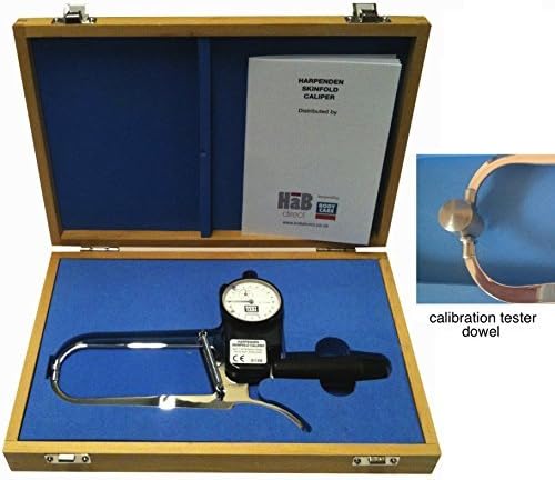 Harpenden Skinfold Caliper + Calibration Dowel Set by HARPENDEN