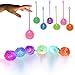 LED Light Up Jelly Spike YoYo Balls Party Favors - 12 Pack