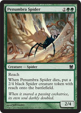 Magic: the Gathering - Penumbra Spider - Modern Masters