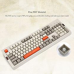 NACODEX AK510 Retro RGB Mechanical Keyboard 104
