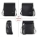 VICUNA POLO PU Leather Men Messenger Bag Cross Body Bag Shoulder Bag For Men(large, black)