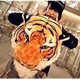 Wild Animal Tiger Head Bag Backpack Knapsack, Orange