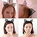 GenMo 4 Pack Lace Cat Ear Headbands for Women Gril Birthday Halloween Cosplay Party