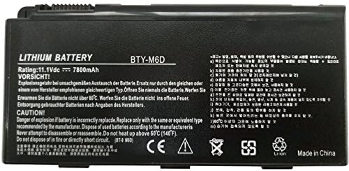 DAMZON 9cell 7800mah BTY-M6D Battery For MSI GT60 GT70 GX60 GT660(R) GT780 GX680 GT663 GT670 GT663R Series