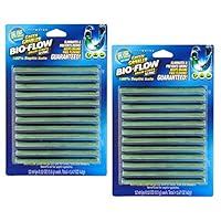 Green Gobbler BIO-Flow Drain Strips - 24 Strips | Drain Cleaner & Deodorizer Drain Sticks