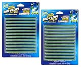 Green Gobbler Bio-Flow Drain Strips - 24 Strips | Drain Cleaner & Deodorizer Drain Sticks