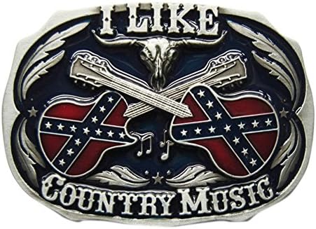 Tattoo Skull Country Music Guitar Belt Buckle Mix Styles Choice Stock in US (11)