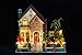 Rylai 3D Puzzles Miniature Dollhouse DIY Kit Light Love House Series Dolls Houses Accessories with Furniture LED Music Box