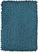 Momentum Home Machine Washable Microfiber Bristles Bathroom Rug with Non-slip Backing, 17 x 24-Inch, Teal