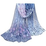 Women Autumn Winter Scarf; Lady Chiffon Silk Scarves Vovotrade (Dark Grey)