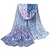 Women Autumn Winter Scarf; Lady Chiffon Silk Scarves Vovotrade (Dark Grey)