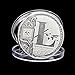 Buildent(TM) Commemorative Coins Silver Plated 25 LTC Litecoin Vires in Numeris Medallion New Coin