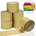 Coceca 6 Rolls 492ft Gold Crepe Paper Streamers for Birthday Party Wedding Festival Party Decorations