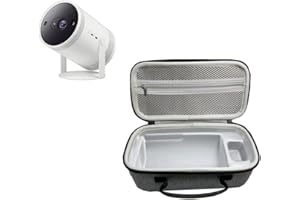 Zhixteu Projector Case for Samsung The Freestyle for Anker Nebula Capsule 3 Laser 1080p, Multifunctional Portable Zipper Trav