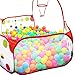 TIFENNY Kids baby Hexagon Polka Dot Ball Play Pool Tent Carry Tote +50 Balls toys