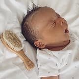 Kokoso Baby Wooden Brush Natural Baby Hair Brush 100% Boar Bristle view 5