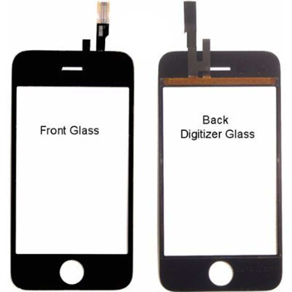 Amazon.com: For Apple iPhone 3GS Cracked Lcd Glass Digitizer Touch Screen  Replacement Part