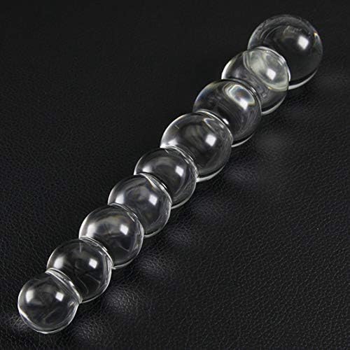 Ṙ`ěä&listǐc Huge Glass Rod Double Sided Ended Ultra Smooth All Nature Crystal Glass for Women Men