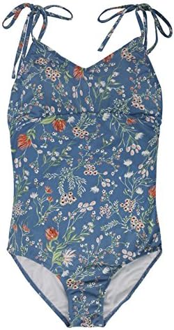 GAOLIM Swimsuit, Broken Flowers, Straps, Bathing Suits, Hot Springs, Swimsuits, Women,Xl,Blue