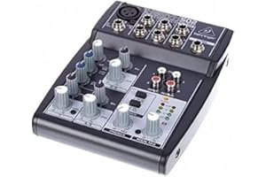 Behringer XENYX 502 Premium 5-Input 2-Bus Mixer with XENYX Mic Preamp and British EQ