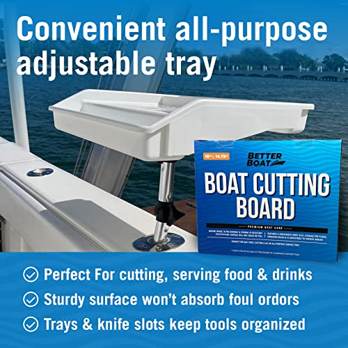 Boat Cutting Board Rod Holder Bait Station and Filet Table for Boat