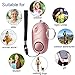 TOODOO 7 Pieces Safesound Personal Alarm, 130 db Emergency Safety Key Chain, Self-Defense Security Safe Sound Alarm with Mini LED Flashlight for Kids, Women, Night Workers