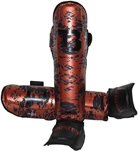 Booster Pro Range Shin Guard BSG Fantasy Black/Bronze Foil Synthetic Leather