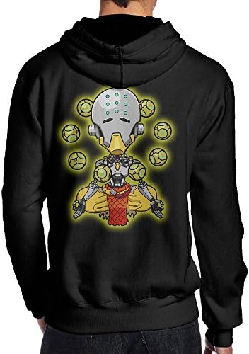 LiyiFF Men's Games Overwatch Zenyatta Hoodie Sweatshirt