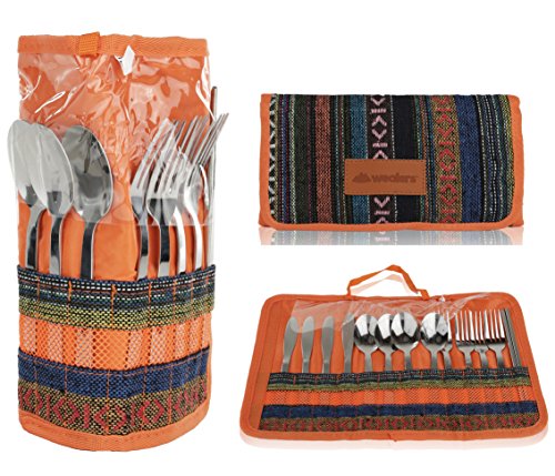 Cutlery Organizer Utensil Travel Set - 13 Piece Silverware Display Stand | Cotton and Linen Flatware Storage Pouch Travel Kit with Handle for Hiking, Picnics, BBQΓ’β¬β’s | Forks Spoons knives Chopsticks Cutlery Organizer Utensil Travel Set - 13 Piece Silverware Display Stand | Cotton and Linen Flatware Storage Pouch Travel Kit with Handle for Hiking, Picnics, BBQΓ’β¬β’s | Forks Spoons knives Chopsticks